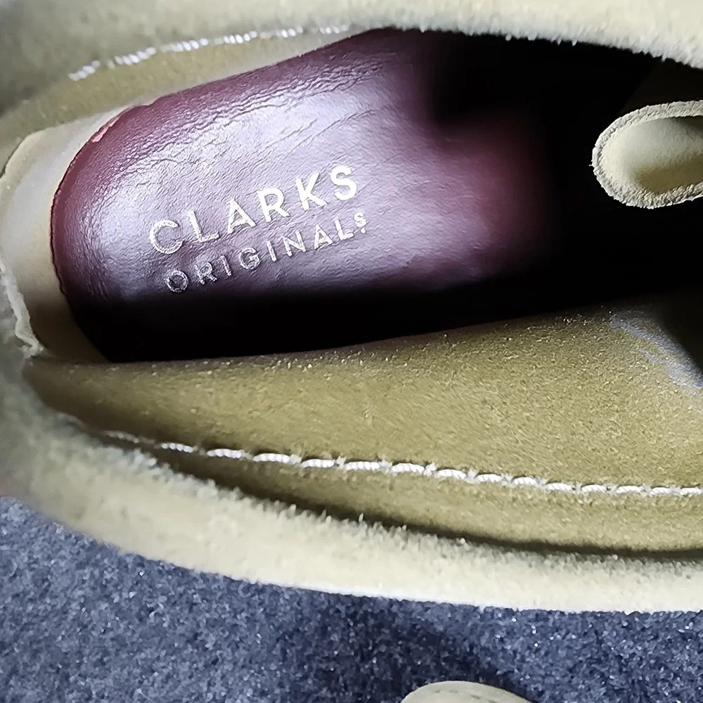 Clarks Originals Wallabee Mens Maple Suede Moccasin Boots Size 13 261555167120